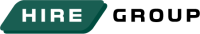 hire group logo emeral black